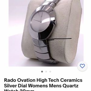 Rado Grey Ceramic Watch. Excellent condition!